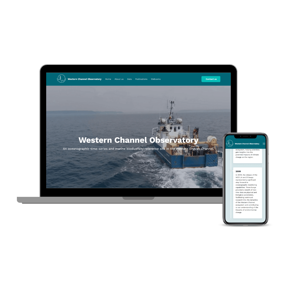 Western Channel Observatory Website