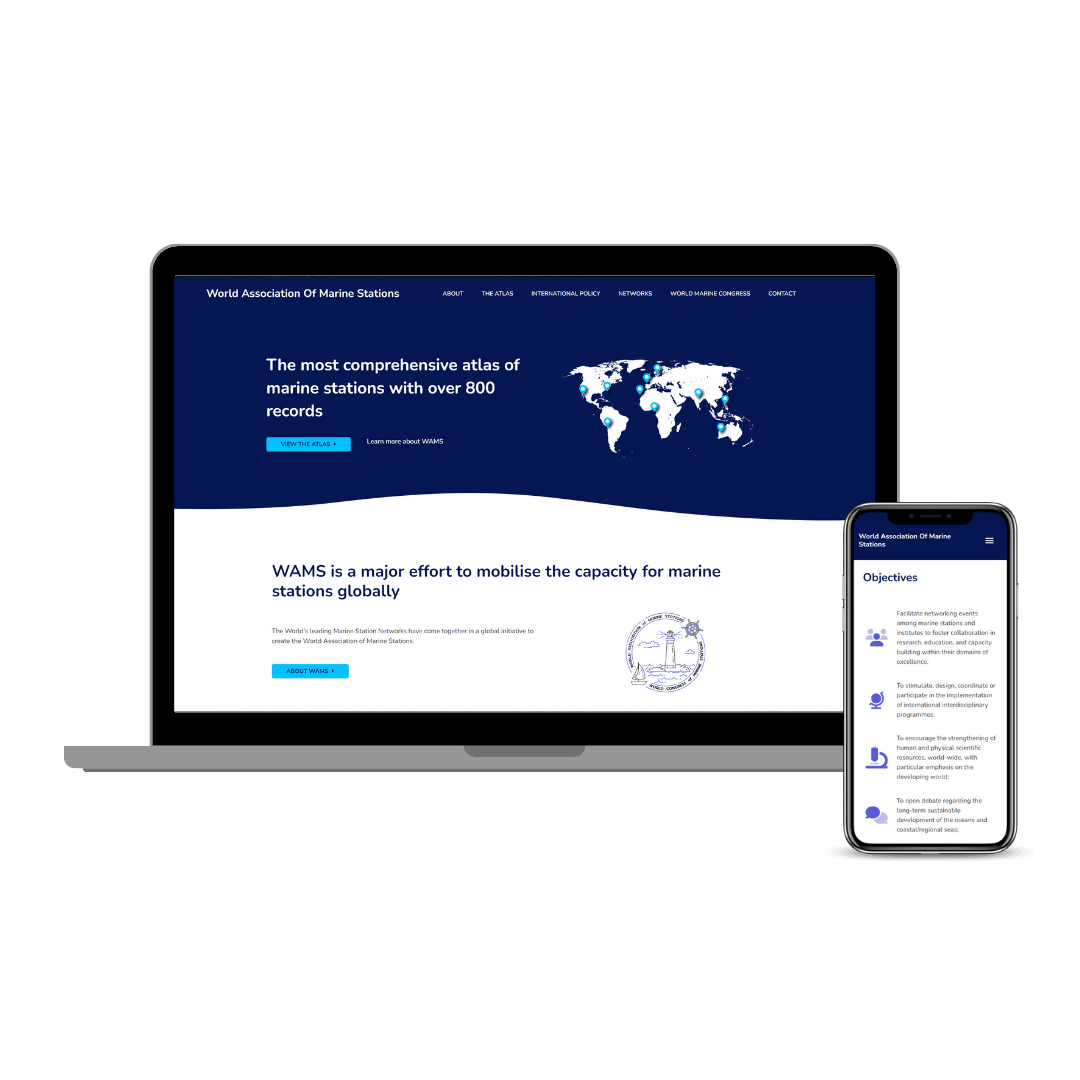 World Association of Marine Stations Website