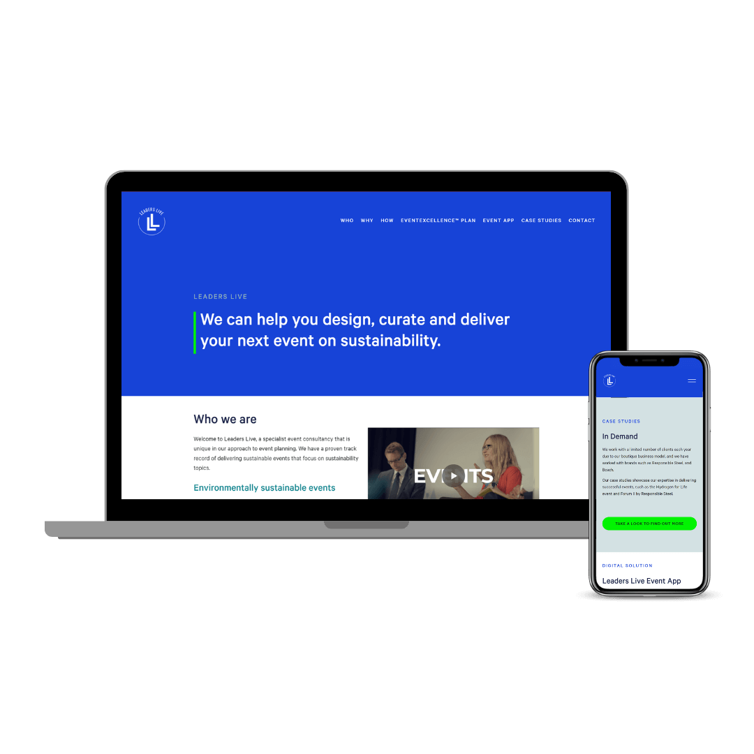 LeadersLive Squarespace Website