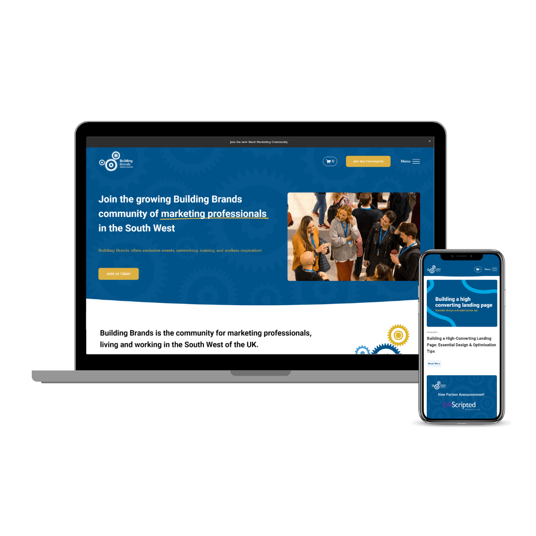 Building Brands Squarespace Website