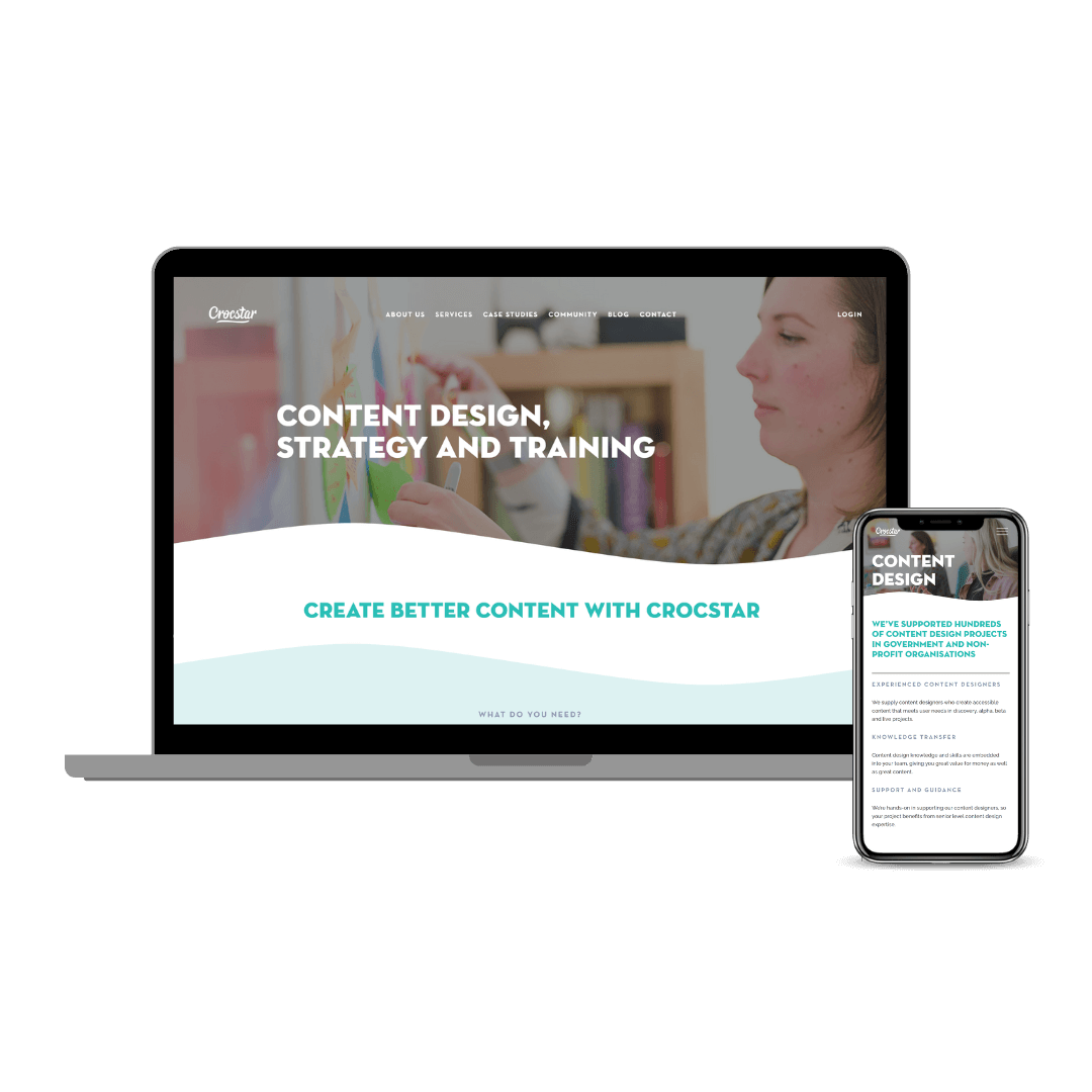 Crocstar Squarespace Website