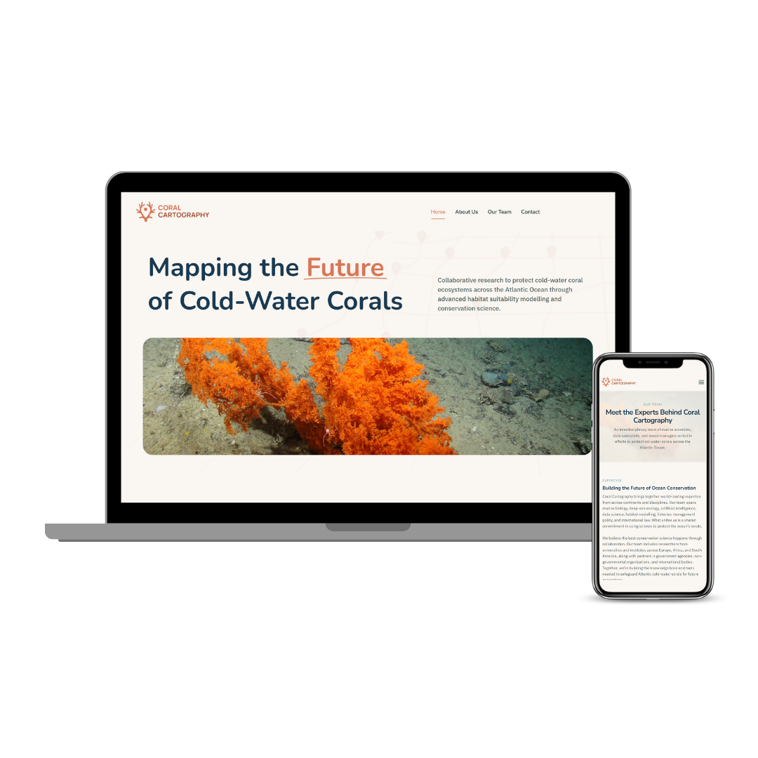 Coral Cartography WordPress Website Design